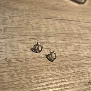 Authentic Sterling silver Tiffany & Co. apple stud earrings